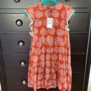 Brand New, THML orange and mauve dress.